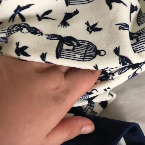 NEW! Gabby Skye Birdcage Print Shift Dress Birds Mod‎ Coastal Grandmother - Picture 9 of 13